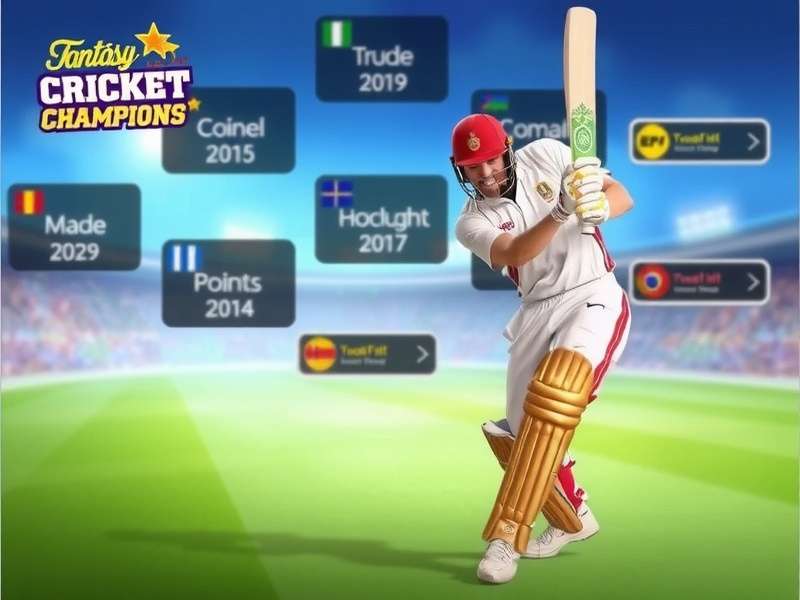 Fantasy Cricket Champions Official Cover Art