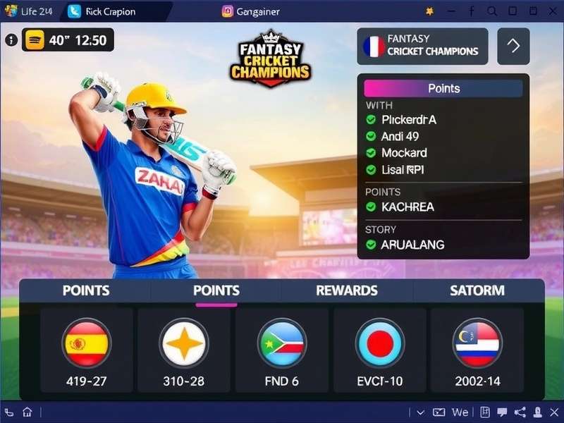 Fantasy Cricket Champions Language Support